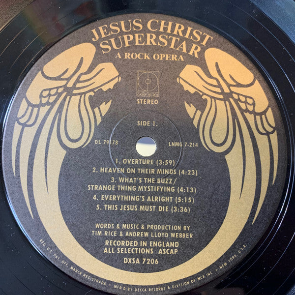 Andrew Lloyd Webber & Tim Rice : Jesus Christ Superstar - A Rock Opera (2xLP, Album, Pin + Box)