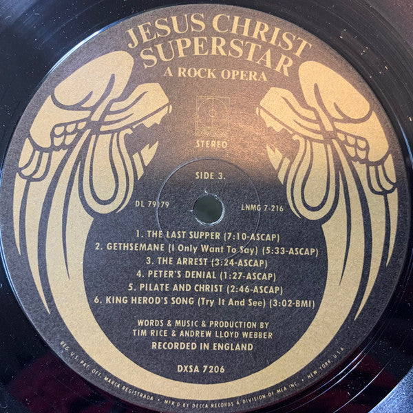Andrew Lloyd Webber & Tim Rice : Jesus Christ Superstar - A Rock Opera (2xLP, Album, Pin + Box)