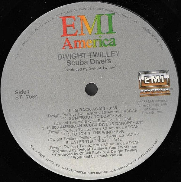 Dwight Twilley : Scuba Divers (LP, Album, Jac)