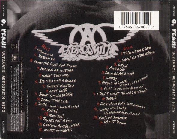 Aerosmith : O, Yeah! Ultimate Aerosmith Hits (2xCD, Comp, Red)