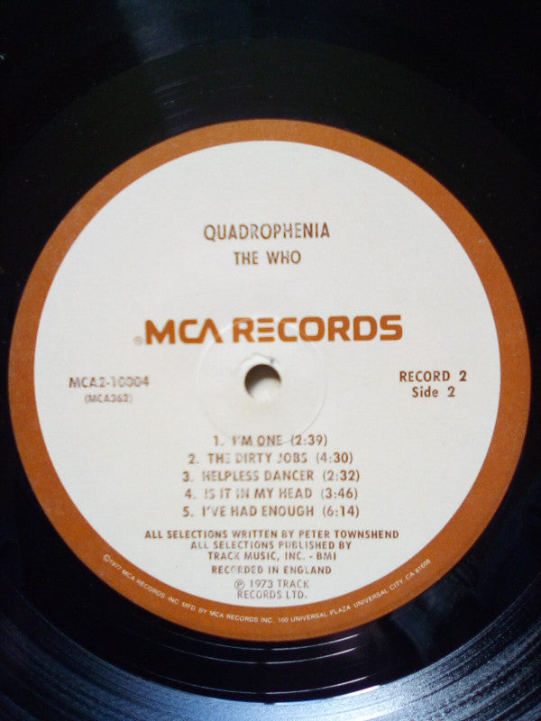 The Who : Quadrophenia (2xLP, Album, RP, Gat)