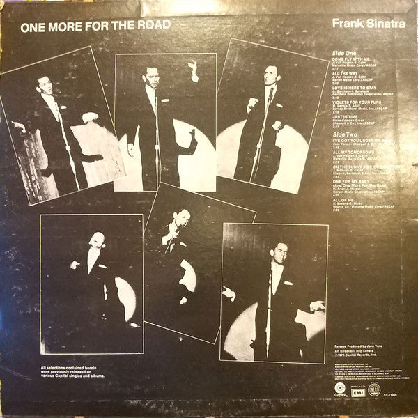 Frank Sinatra : One More For The Road (LP, Comp)