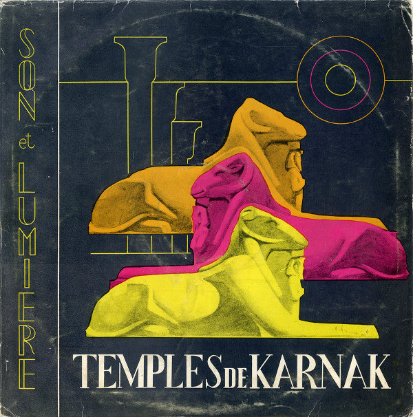 Gaston Bonheur, Georges Delerue : Temples De Karnak (Thebes Aux Cent Portes - Son Et Lumiere) (2xLP, Fre)