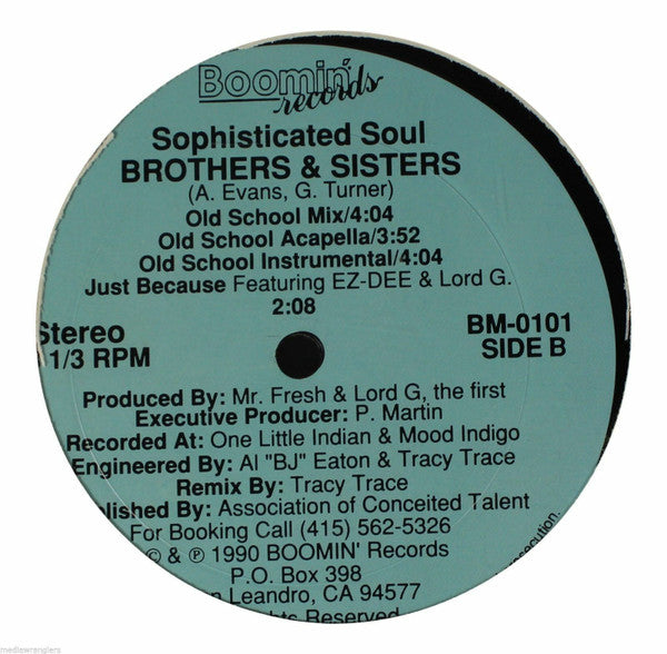 Sophisticated Soul : Brothers & Sisters (12", Maxi)