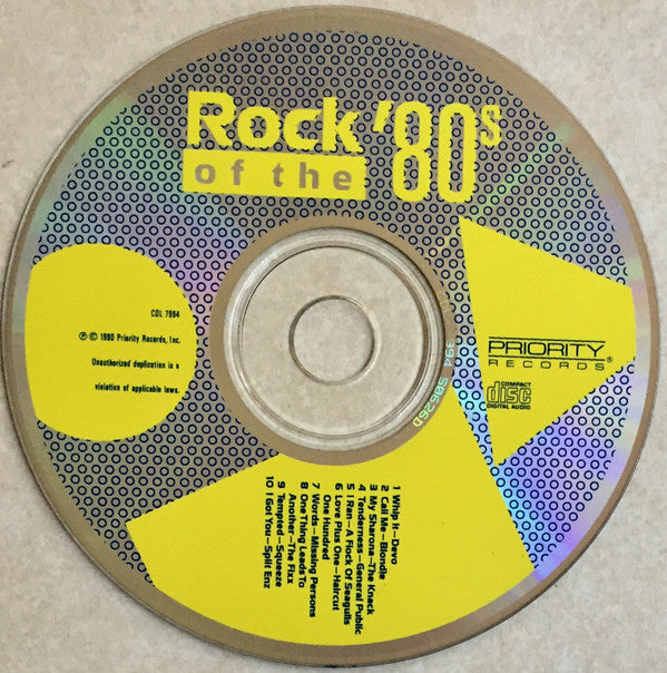 Various : Rock Of The '80s (CD, Comp)
