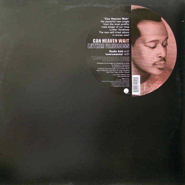 Luther Vandross : Can Heaven Wait (12")