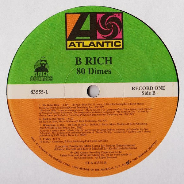 B Rich : 80 Dimes (2xLP, Album)