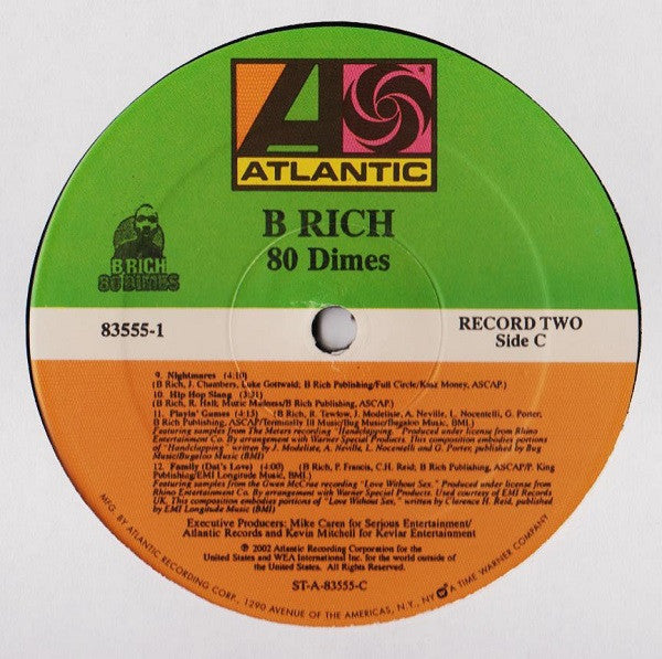 B Rich : 80 Dimes (2xLP, Album)