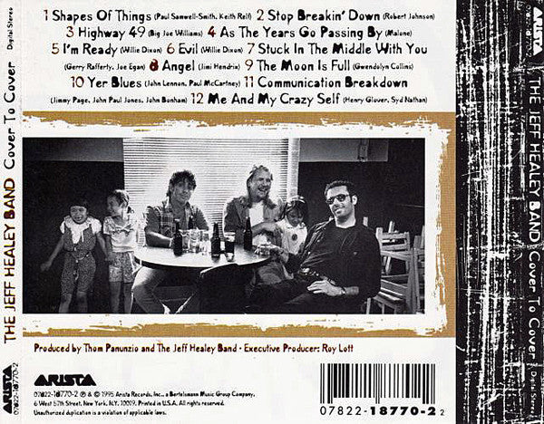 The Jeff Healey Band : Cover To Cover (CD, Album)