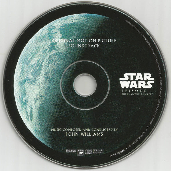 John Williams (4) : Star Wars - Episode I: The Phantom Menace (Original Motion Picture Soundtrack) (CD, Album)