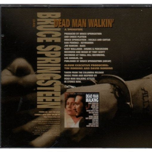 Bruce Springsteen : Dead Man Walkin' (CD, Single, Promo)
