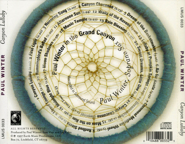 Paul Winter (2) : Canyon Lullaby (CD, Album)