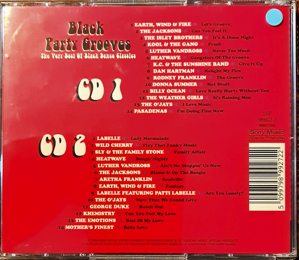 Various : Black Party Grooves - The Very Best Of Black Dance Classics (2xCD, Comp, Smplr)