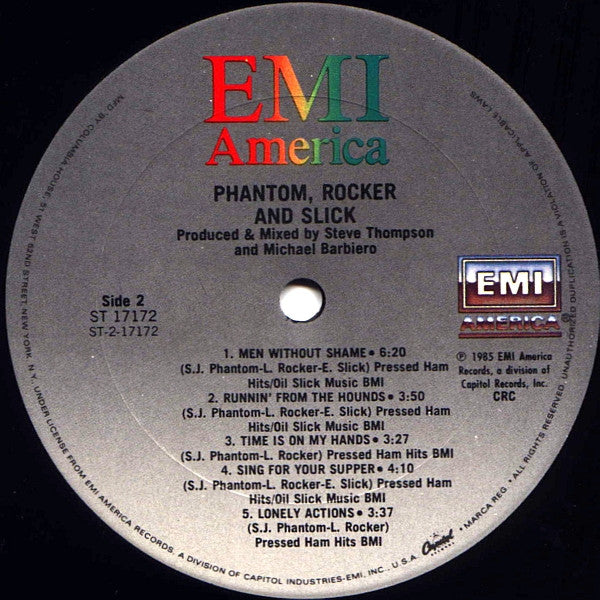 Phantom, Rocker & Slick : Phantom, Rocker & Slick (LP, Album, Club, Car)