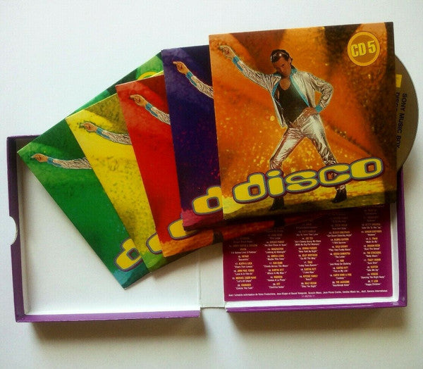 Various : 100 Titres Disco (5xCD, Comp + Box)
