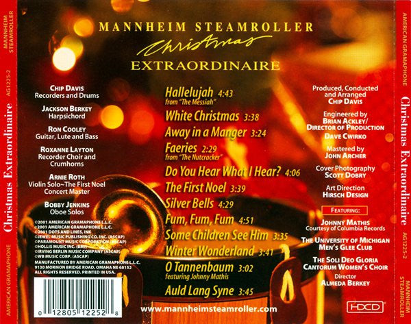 Mannheim Steamroller : Christmas Extraordinaire (2001) (HDCD, Album)