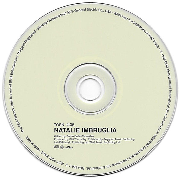 Natalie Imbruglia : Torn (CD, Single, Promo)