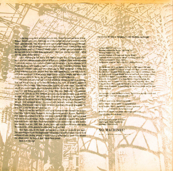 Tesla : Mechanical Resonance (LP, Album)