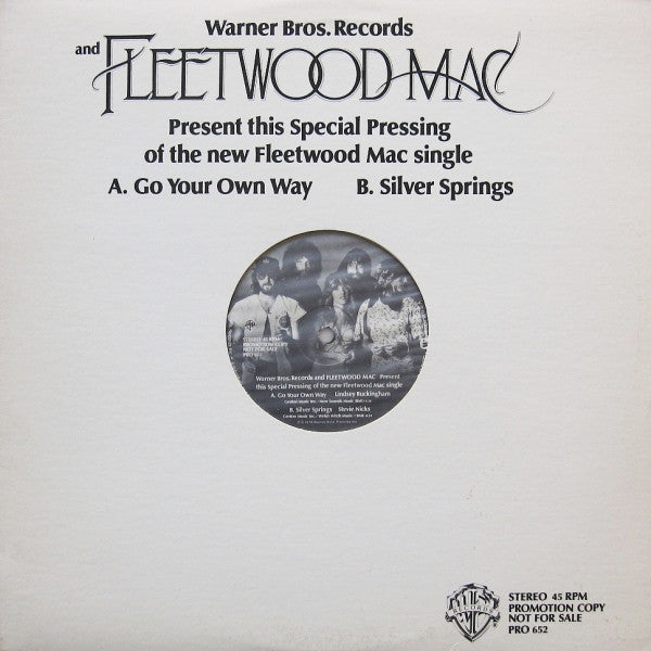 Fleetwood Mac : Go Your Own Way (12", Mono, Promo)