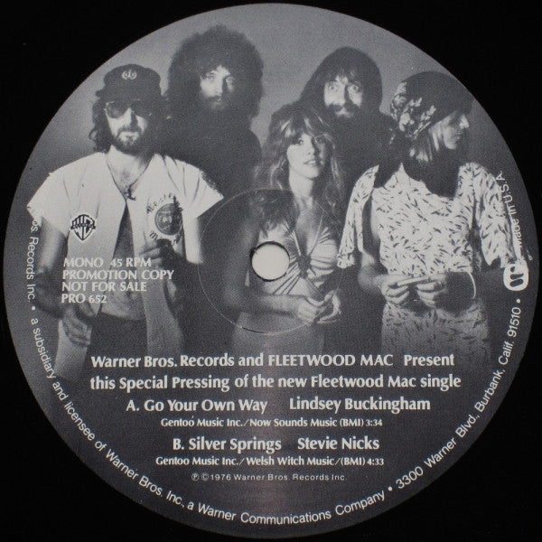 Fleetwood Mac : Go Your Own Way (12", Mono, Promo)