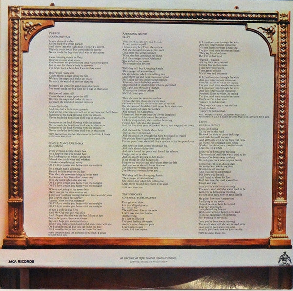 Roger Daltrey : One Of The Boys (LP, Album, Glo)