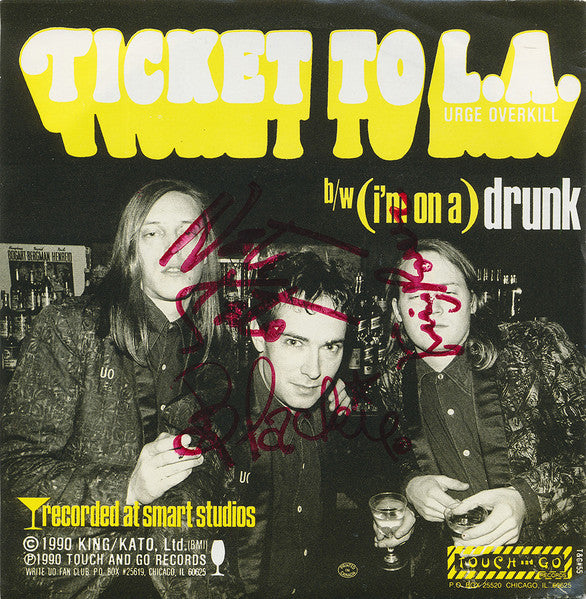 Urge Overkill : Ticket To L.A. (7")