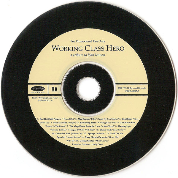 Various : Working Class Hero - A Tribute To John Lennon (CD, Comp, Promo)