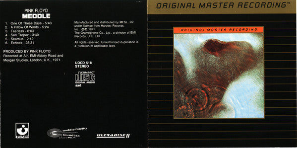 Pink Floyd : Meddle (CD, Album, RE, RM, 24k)