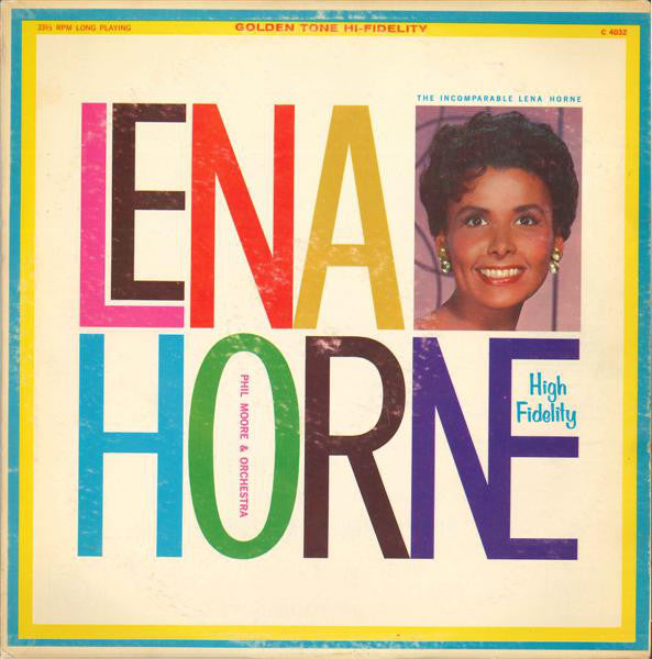 Lena Horne : The Incomparable Lena Horne (LP, Album, Mono)