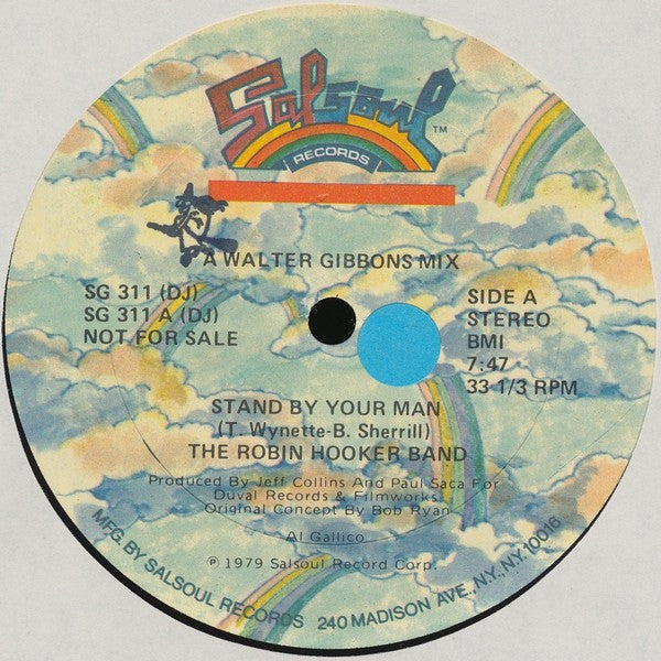 The Robin Hooker Band : Stand By Your Man (12", Single, Promo)