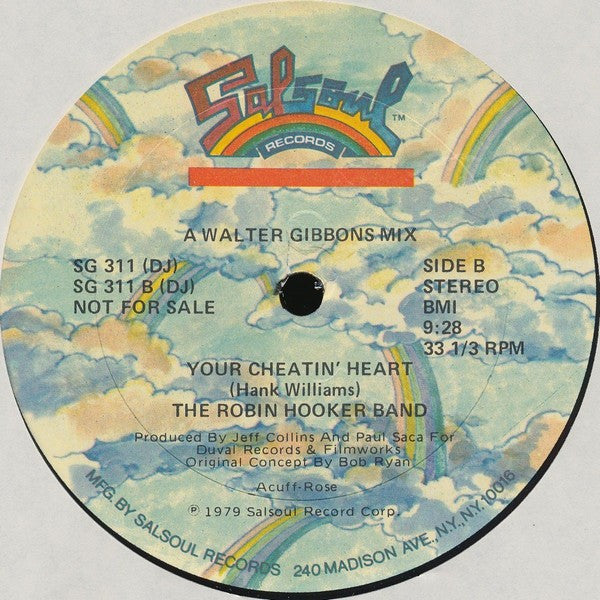 The Robin Hooker Band : Stand By Your Man (12", Single, Promo)