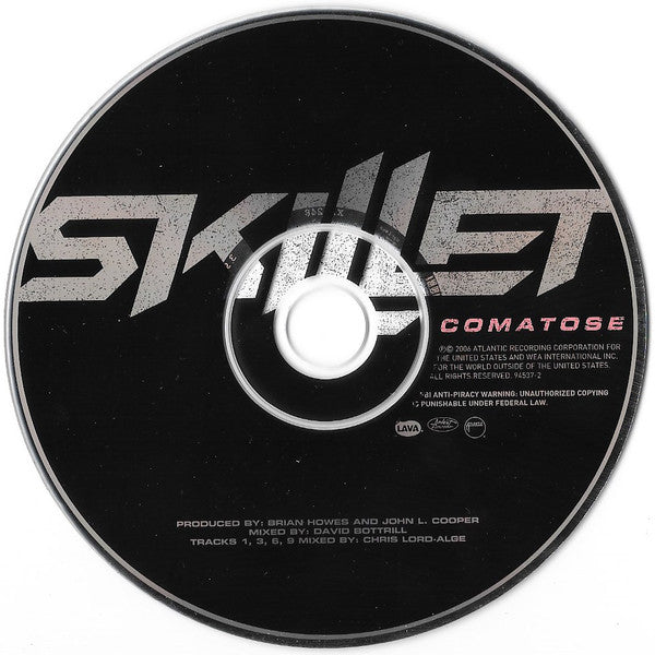 Skillet : Comatose (CD, Album)