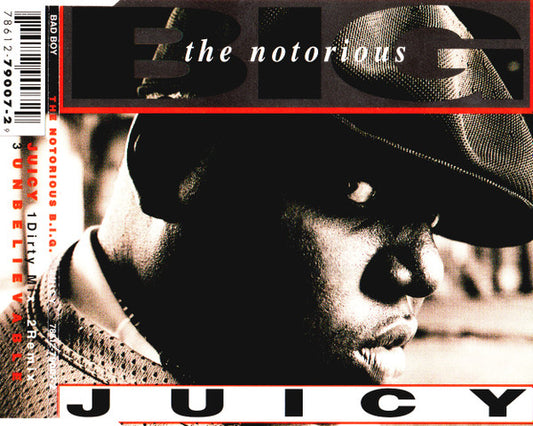 Notorious B.I.G. : Juicy / Unbelievable (CD, Single)
