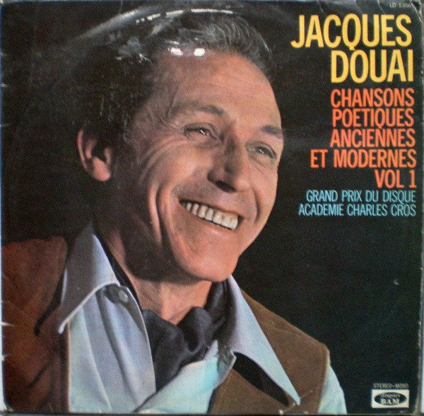 Jacques Douai : Chansons Poétiques Anciennes Et Modernes Vol 1 (LP)