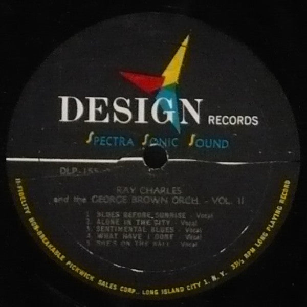 Ray Charles And The George Brown Orchestra : Spotlight On Ray Charles Vol. II (LP, Comp, Mono)
