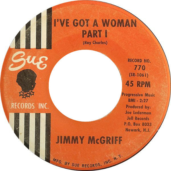 Jimmy McGriff : I've Got A Woman (7")