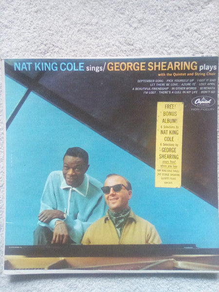 Nat King Cole / George Shearing : Nat King Cole Sings / George Shearing Plays (LP, Album, Mono, Los)
