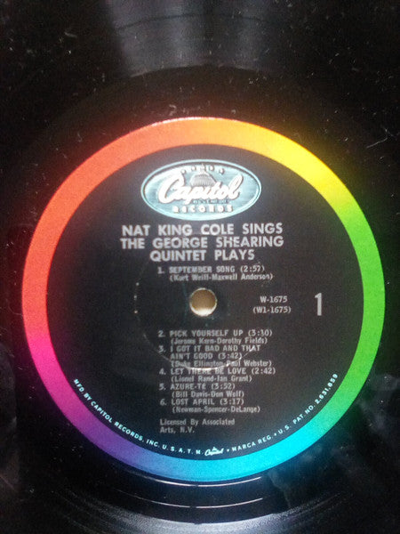 Nat King Cole / George Shearing : Nat King Cole Sings / George Shearing Plays (LP, Album, Mono, Los)