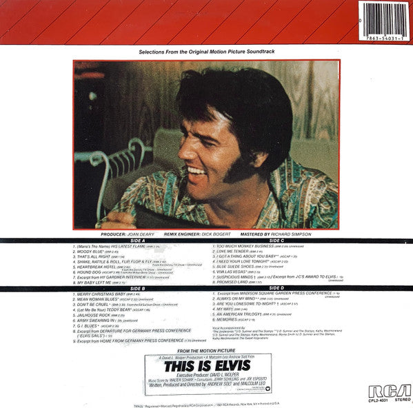 Elvis Presley : This Is Elvis (2xLP, Comp)