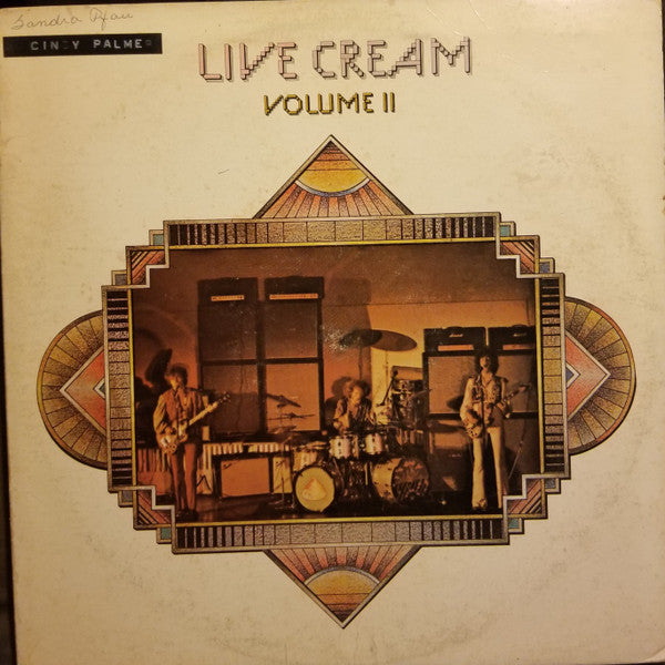 Cream (2) : Live Cream Volume II (LP, Album, PR)