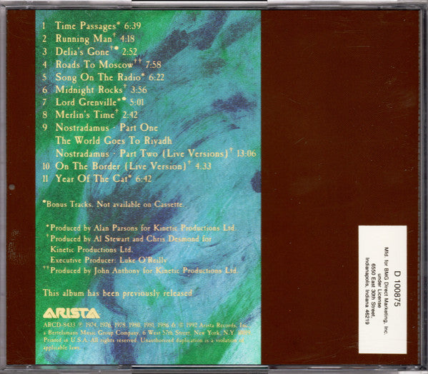 Al Stewart : The Best Of Al Stewart (Songs From The Radio) (CD, Comp, Club, RE)