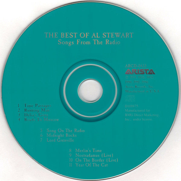 Al Stewart : The Best Of Al Stewart (Songs From The Radio) (CD, Comp, Club, RE)