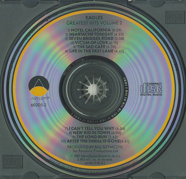 Eagles : Eagles Greatest Hits Volume 2 (CD, Comp, RE)