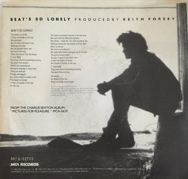 Charlie Sexton : Beat's So Lonely (7")
