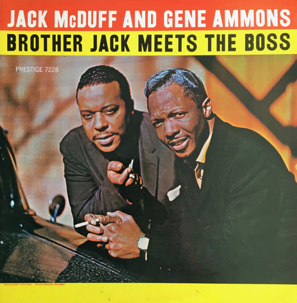 Brother Jack McDuff And Gene Ammons : Brother Jack Meets The Boss (LP, Album, Mono)