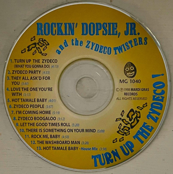 Rockin' Dopsie Jr. & The Zydeco Twisters : Turn Up The Zydeco ! (CD, Album)