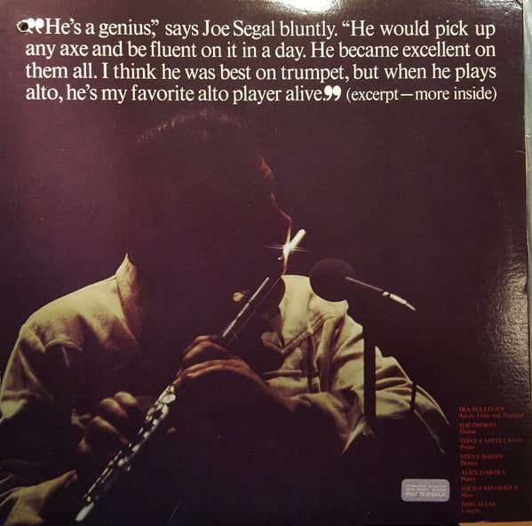Ira Sullivan : Ira Sullivan (LP, Album, Promo)
