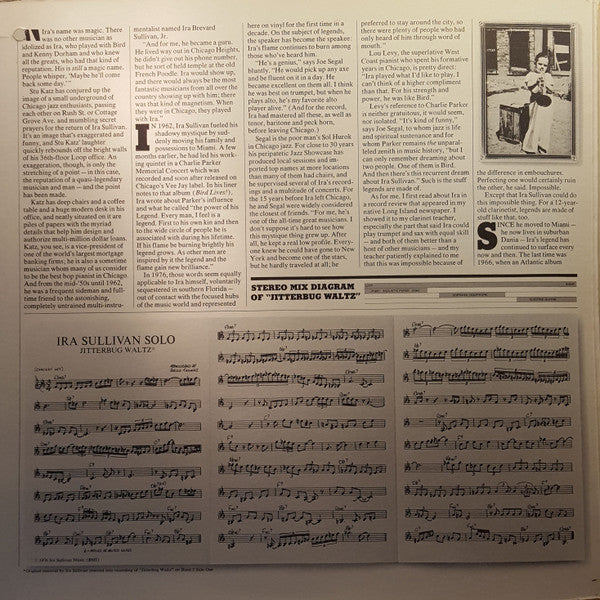 Ira Sullivan : Ira Sullivan (LP, Album, Promo)