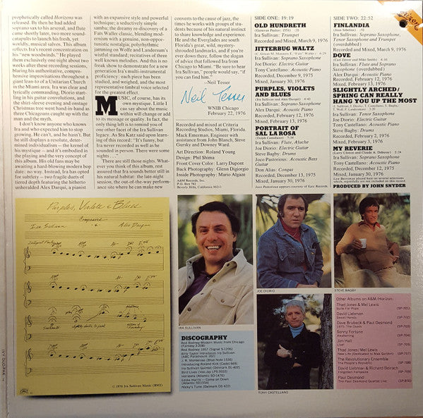 Ira Sullivan : Ira Sullivan (LP, Album, Promo)