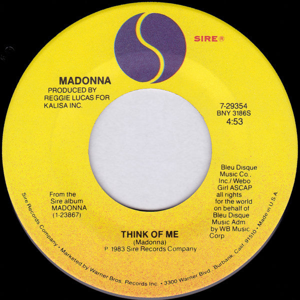Madonna : Borderline (7", Single)